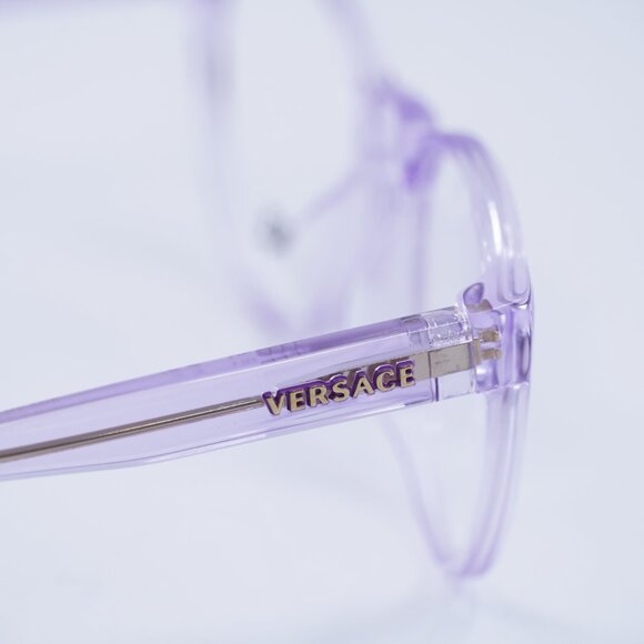 Versace Kids VK3321U 5372 Eyeglasses Pink Transparent 48mm Cat Eye Frame - Picture 10 of 11